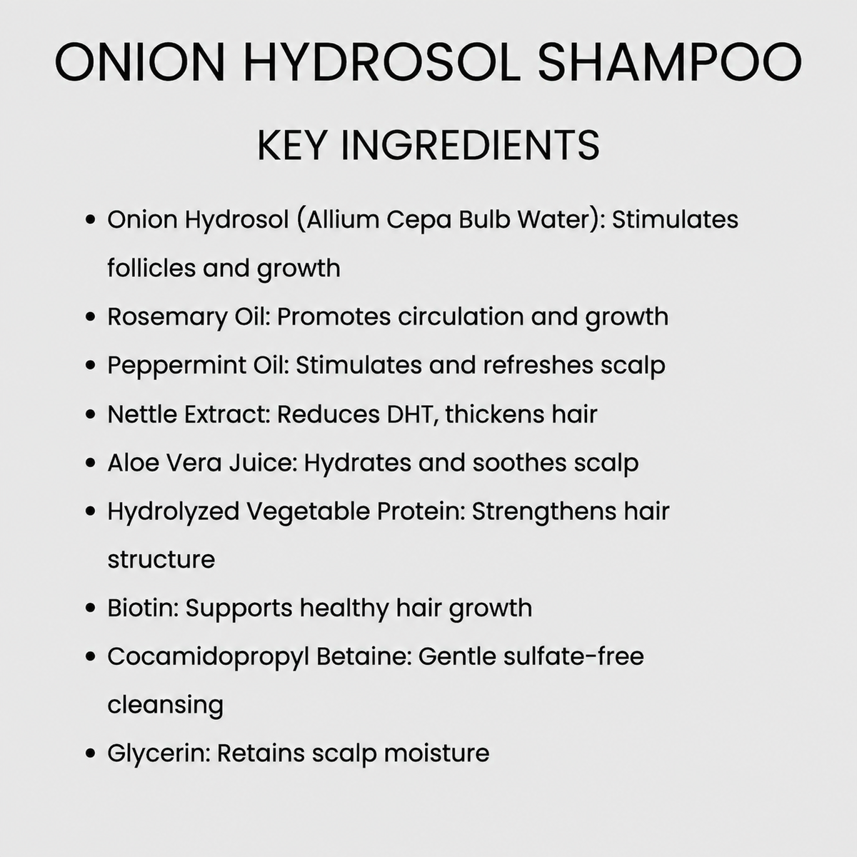 Onion Hydrosol Shower Duo